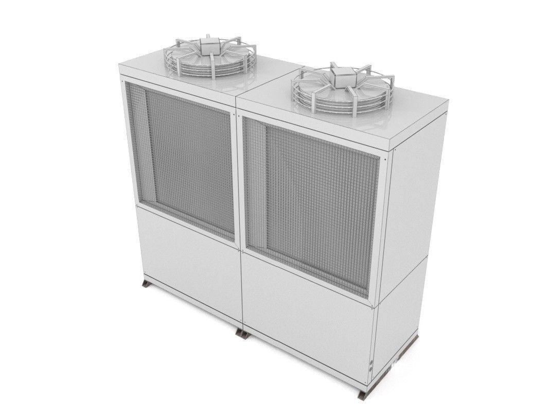 Rusty Unit Compressor Condensing 3D model_9