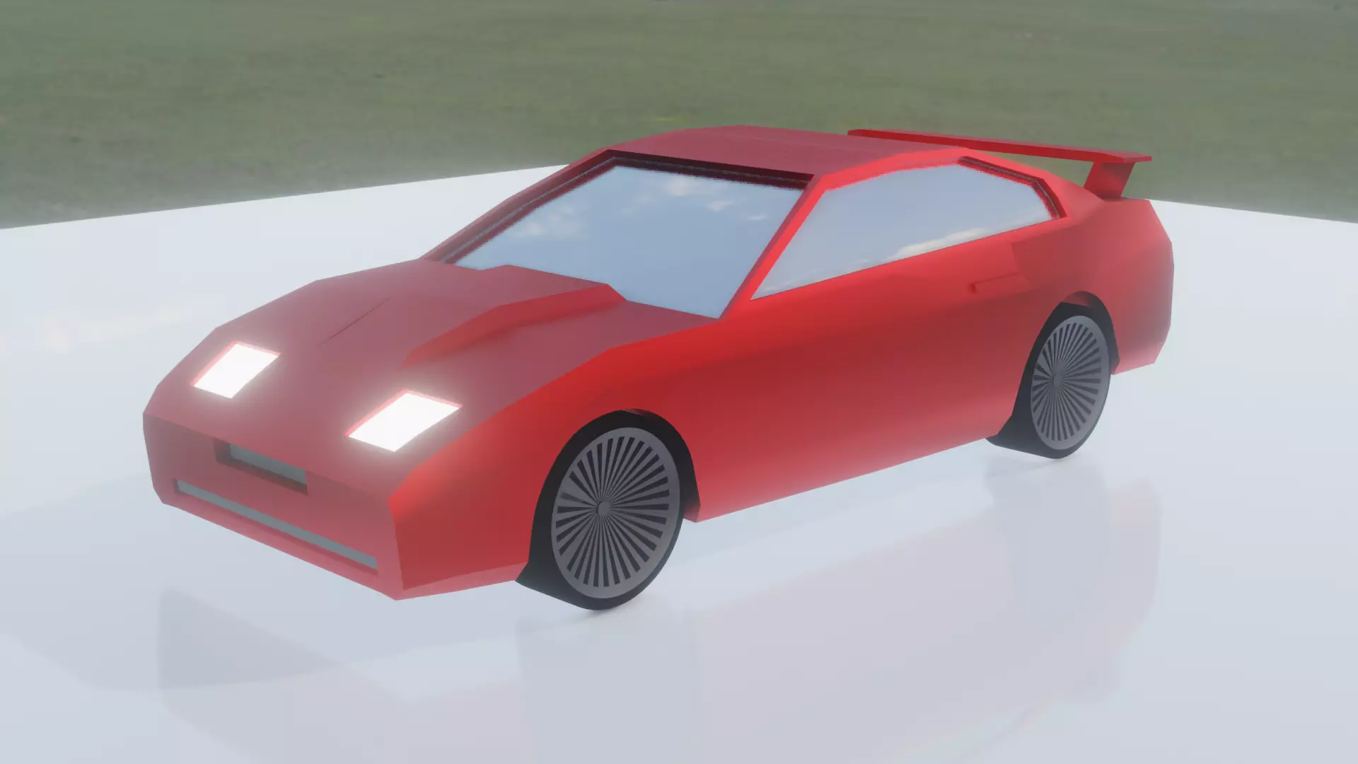 Low Poly Car Free low-poly 3D model
