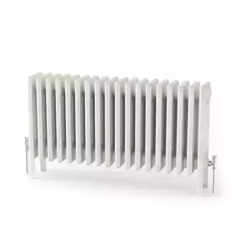White radiator heating 32 am91