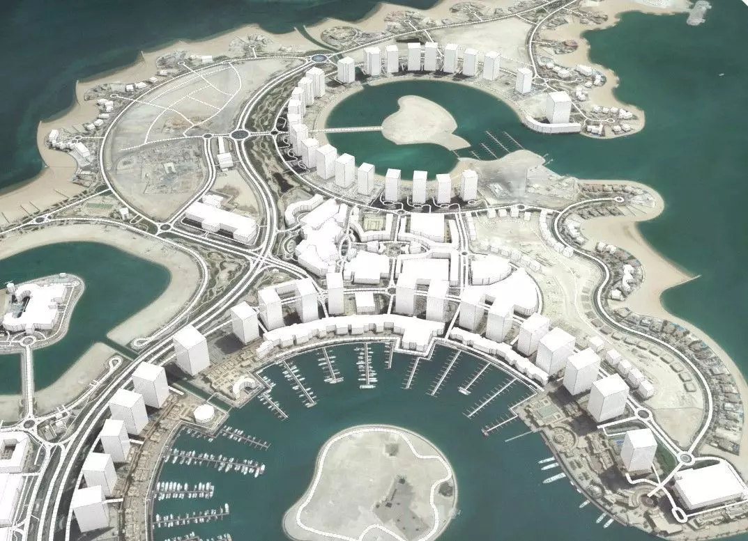 The Pearl Qatar Doha 3D model