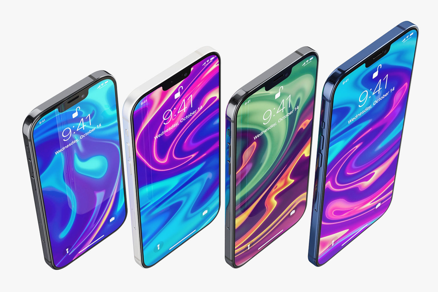 Apple iPhone 13 collection v1 3D model_4