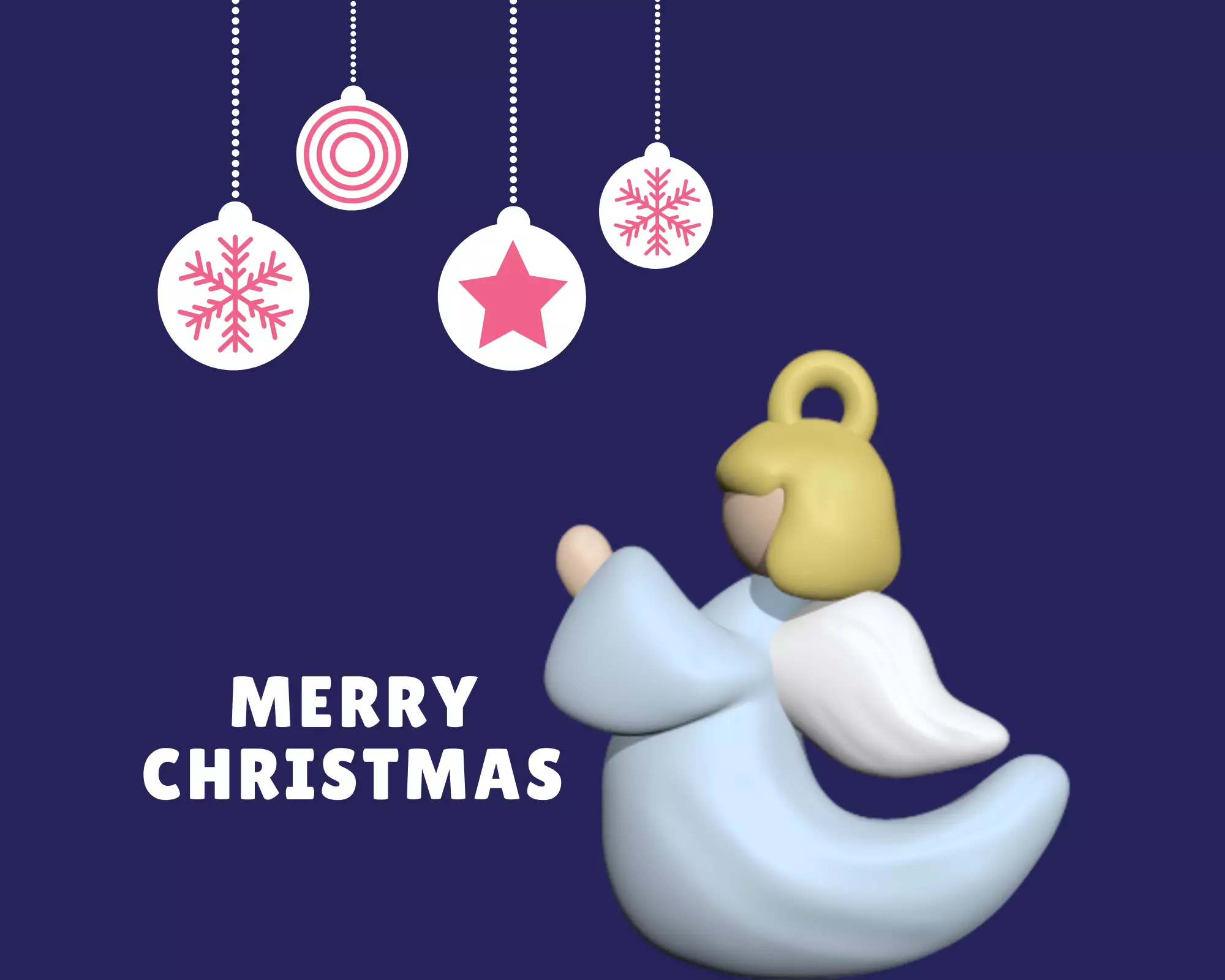 Angel tree to decorate your house 3D print model_0