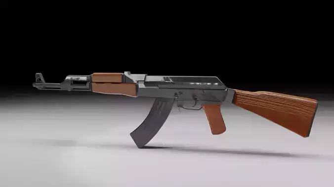 AK-47 rifle 3D model