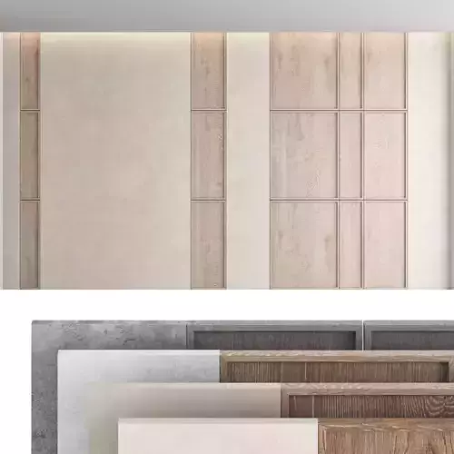 Decorative wall panel set 46