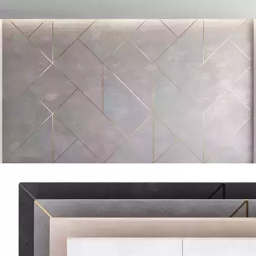 Decorative wall panel set 48