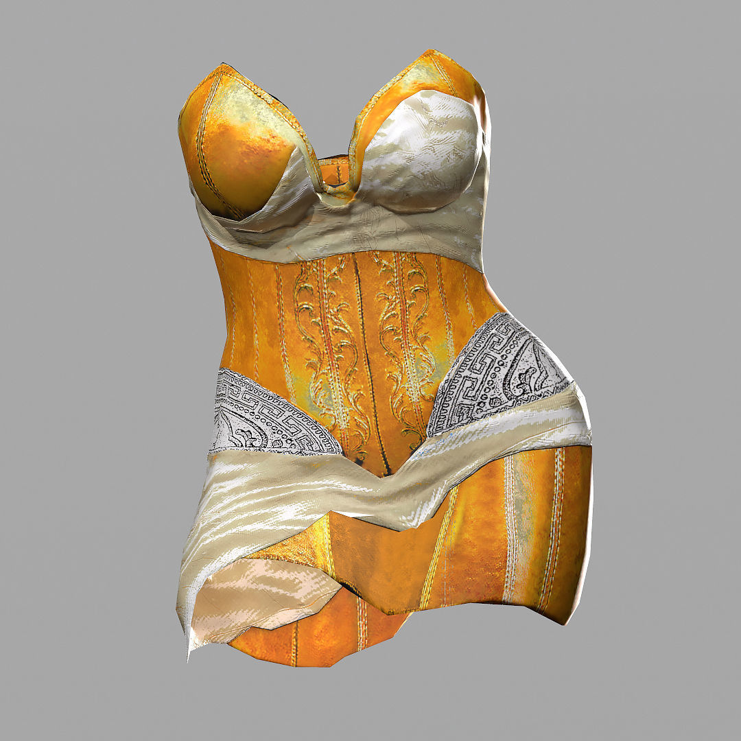 Elf Girl Low-poly 3D model_17