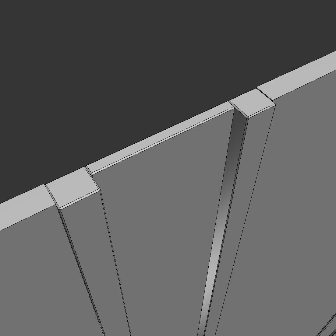 Decorative wall panel set 49 3D model_10