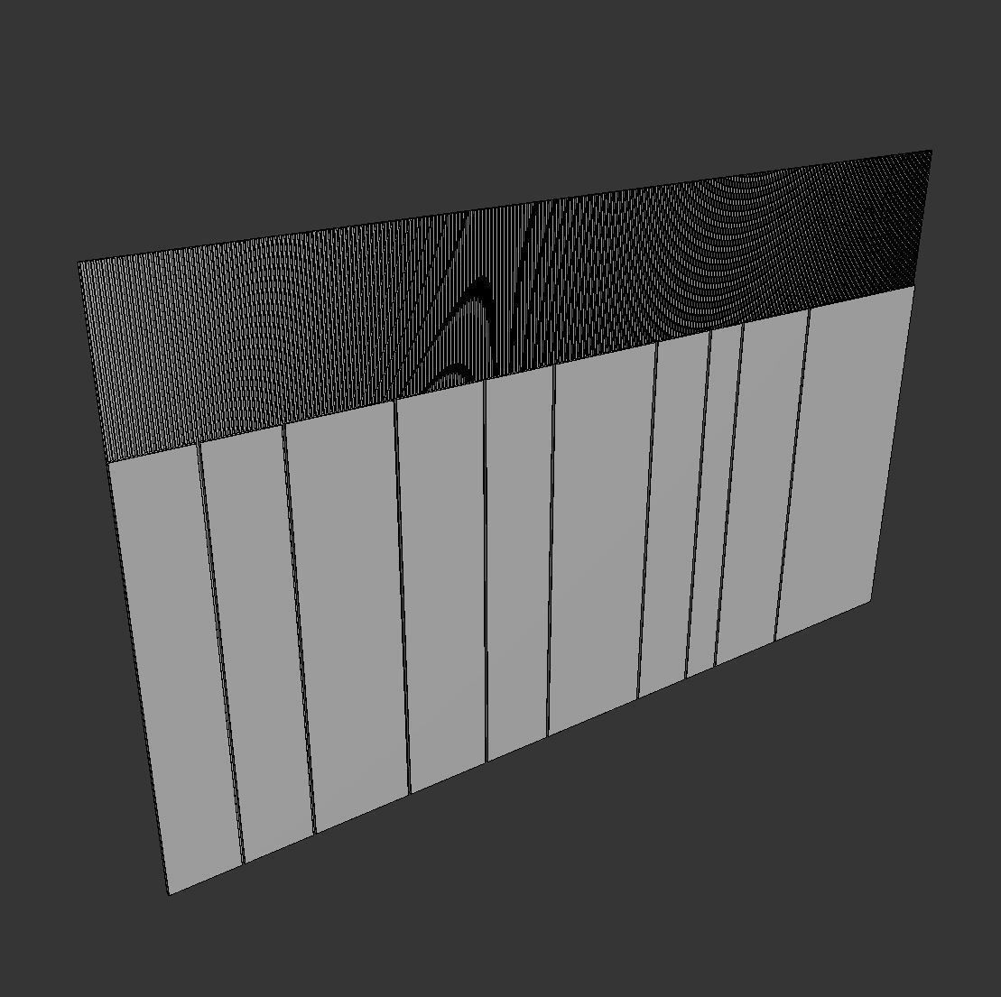 Decorative wall panel set 51 3D model_6