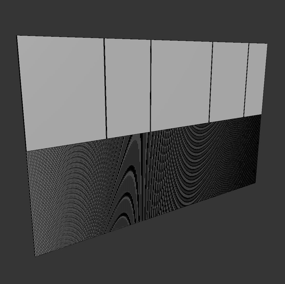 Decorative wall panel set 51 3D model_7