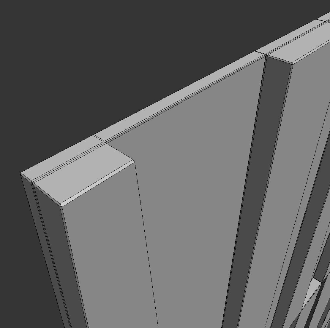 Decorative wall panel set 53 3D model_10