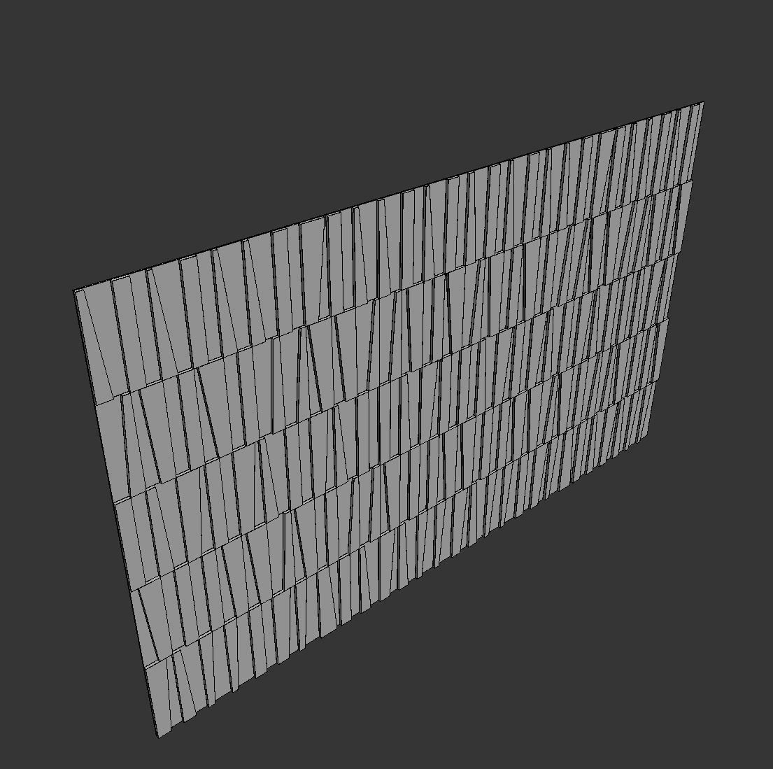 Decorative wall panel set 53 3D model_6