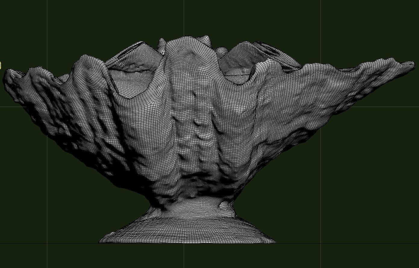 Shell Bowl Low-poly 3D model_52