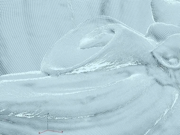 Shell Bowl Low-poly 3D model_41