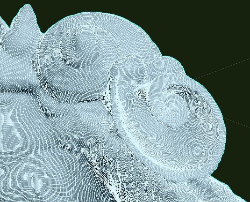 Shell Bowl Low-poly 3D model_39