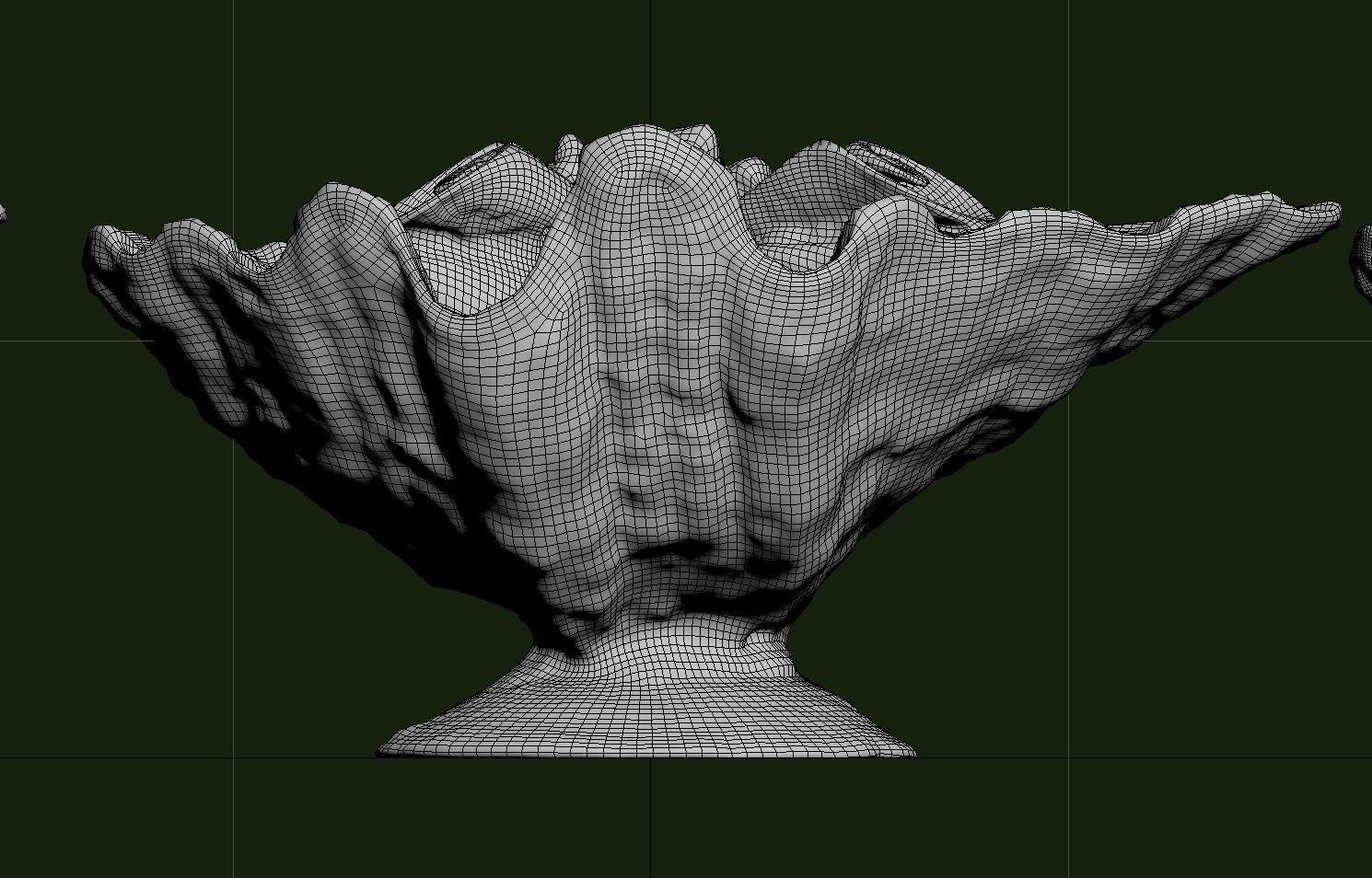 Shell Bowl Low-poly 3D model_51