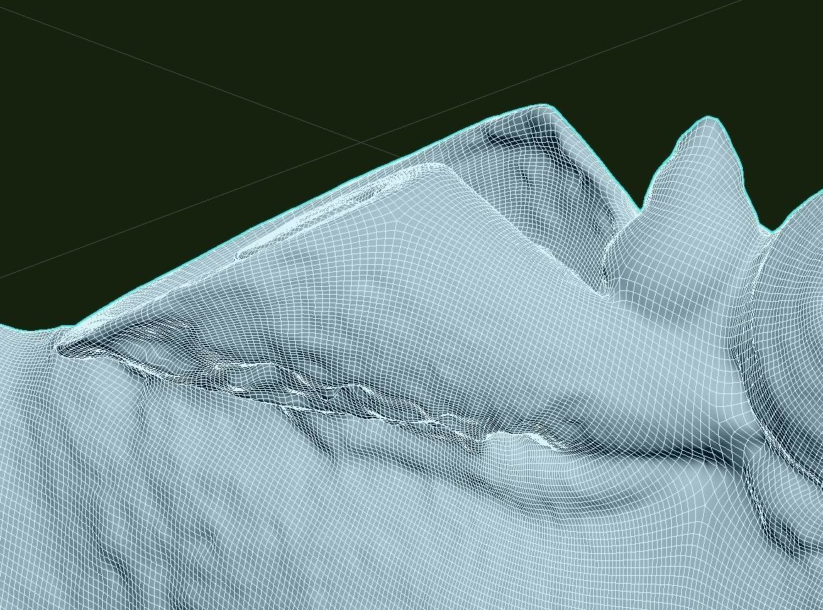 Shell Bowl Low-poly 3D model_40