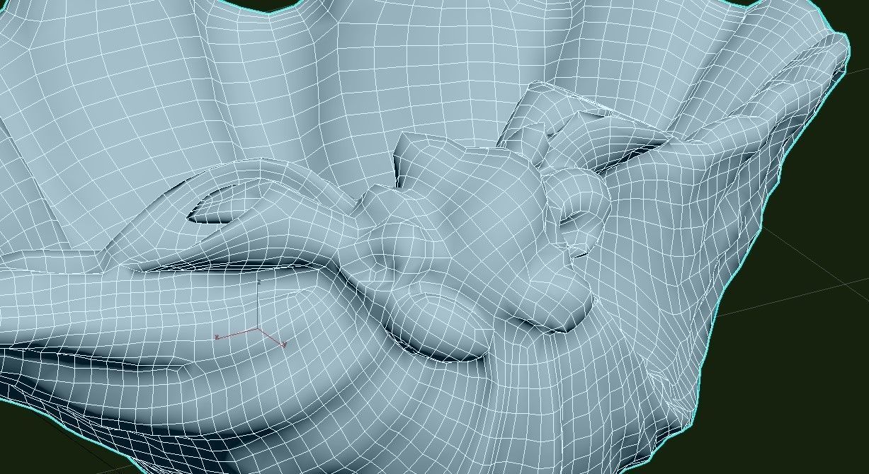 Shell Bowl Low-poly 3D model_27