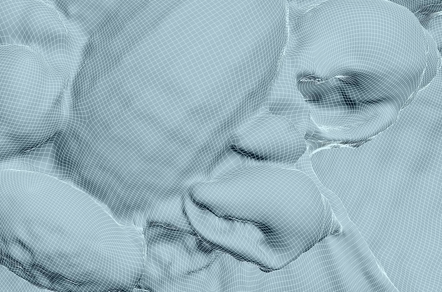 Shell Bowl Low-poly 3D model_42