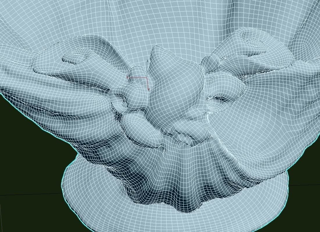 Shell Bowl Low-poly 3D model_31