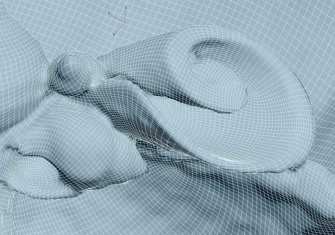 Shell Bowl Low-poly 3D model_36