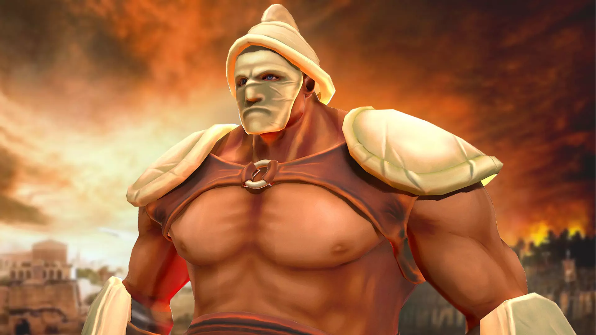 Gladiator Boris Low-poly 3D model_0