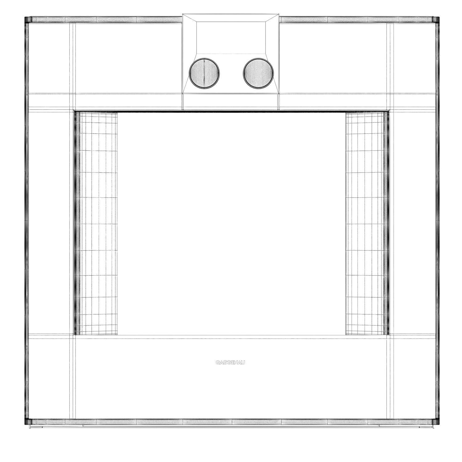 Gaggenau Oven BO420101 400 series 3D model_13