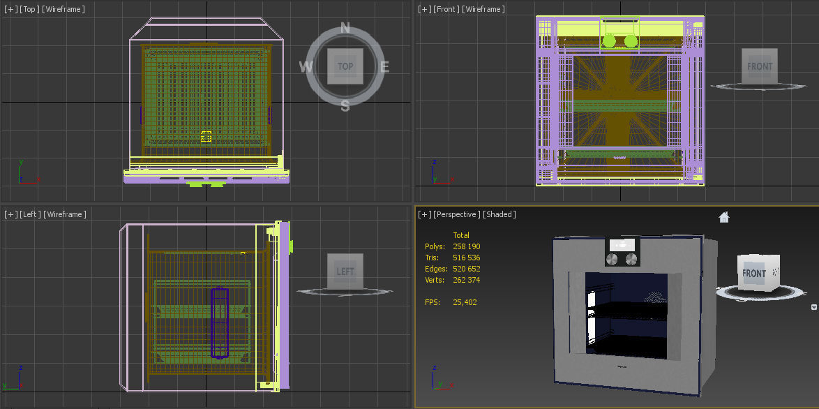 Gaggenau Oven BO420101 400 series 3D model_16