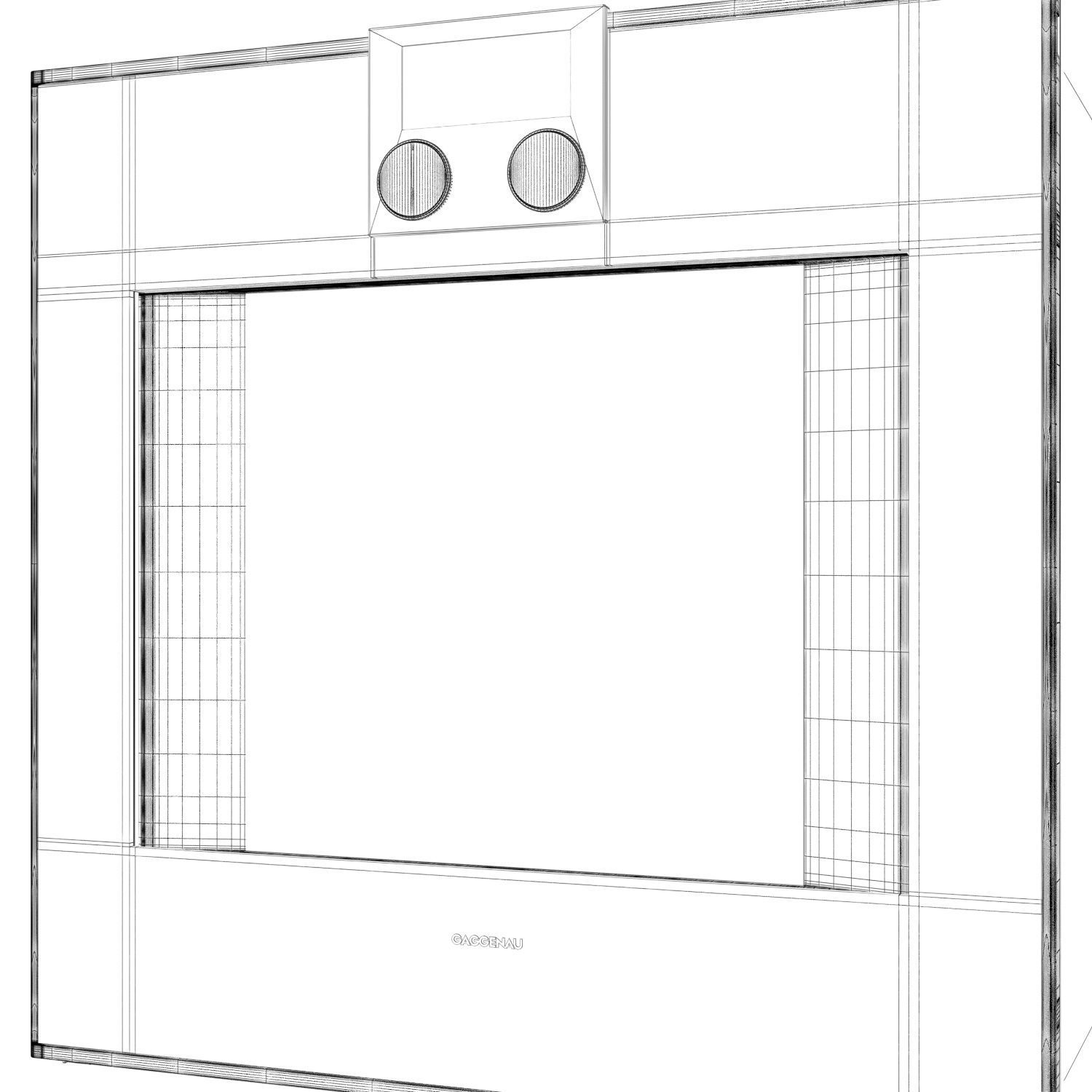 Gaggenau Oven BO420101 400 series 3D model_14