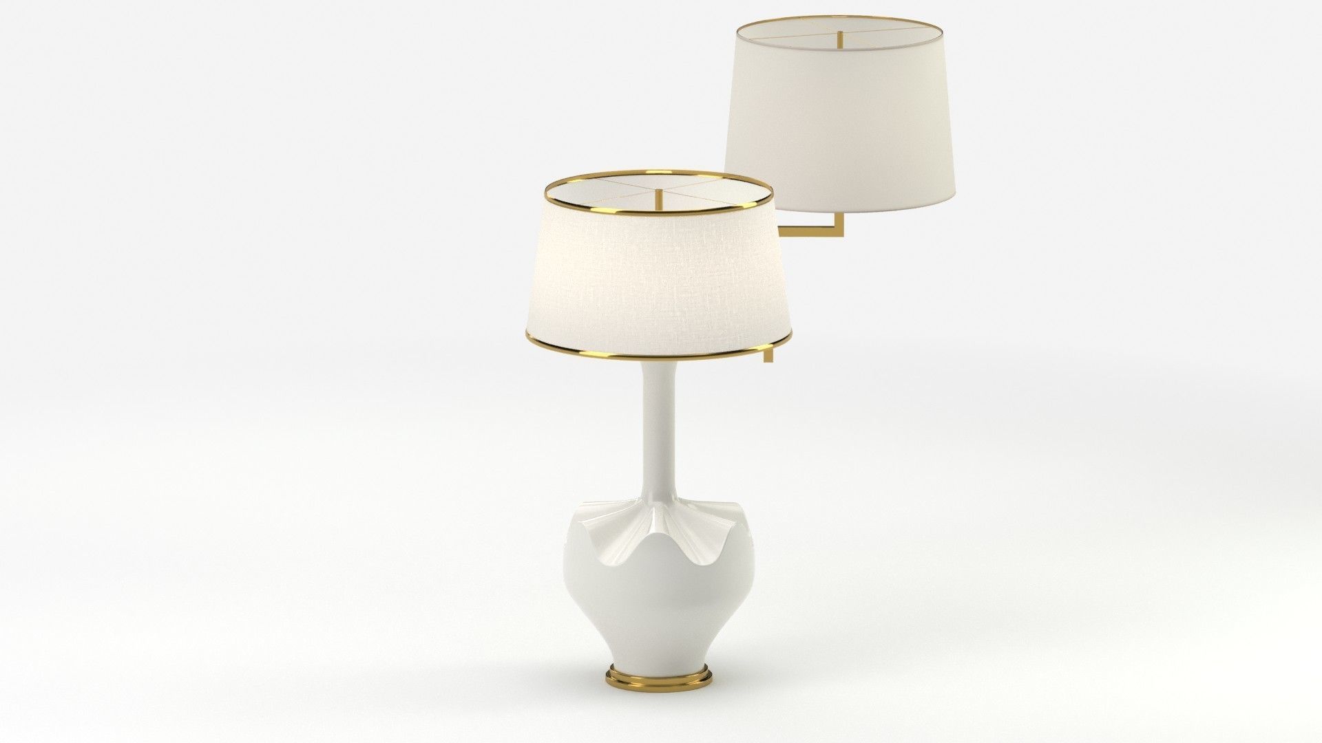 Lamp 166 two lamps 3D model_4
