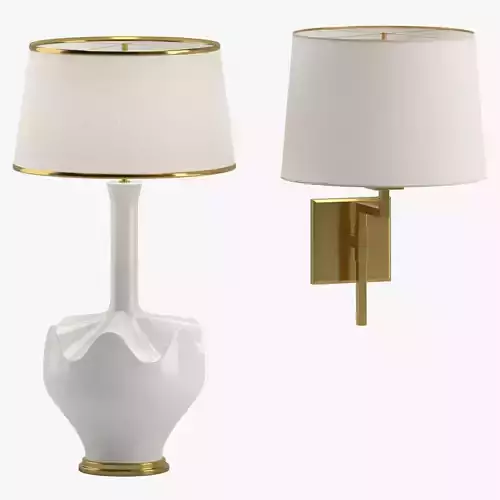 Lamp 166 two lamps 3D model