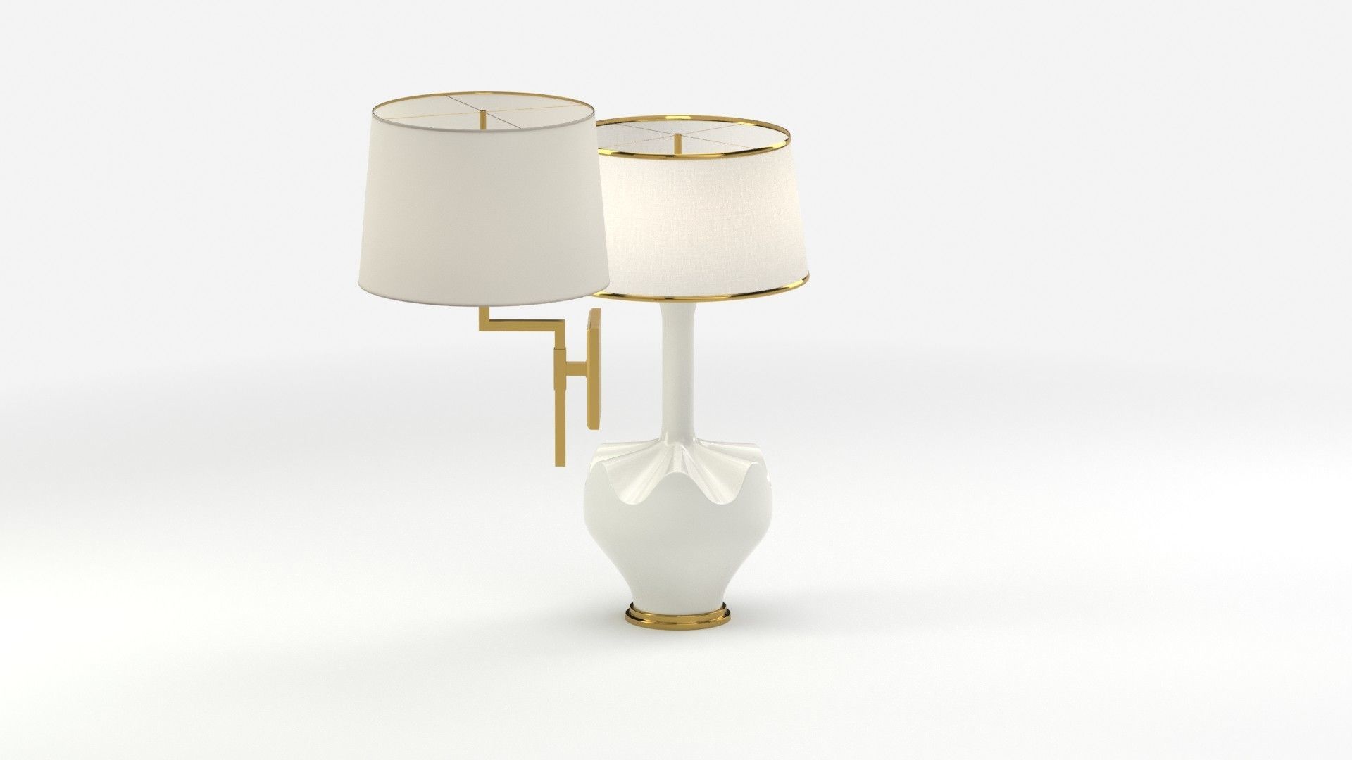 Lamp 166 two lamps 3D model_10
