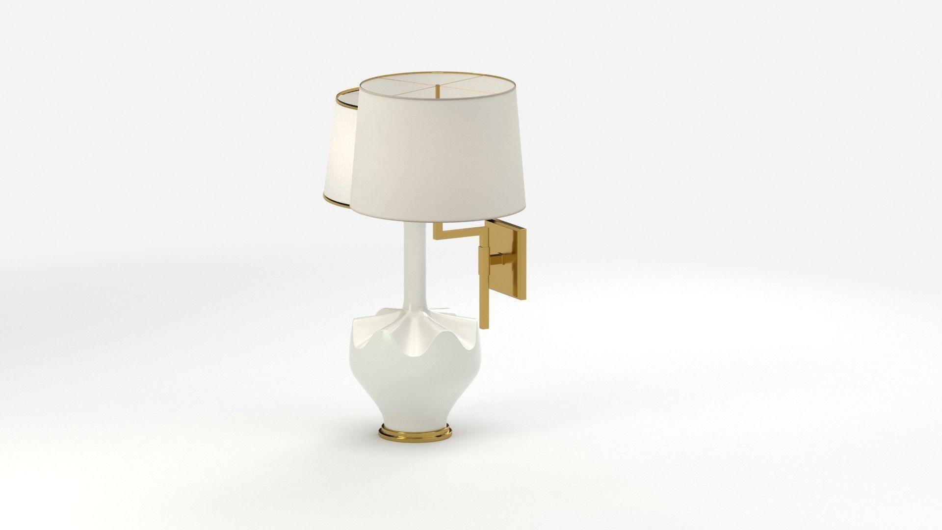 Lamp 166 two lamps 3D model_11