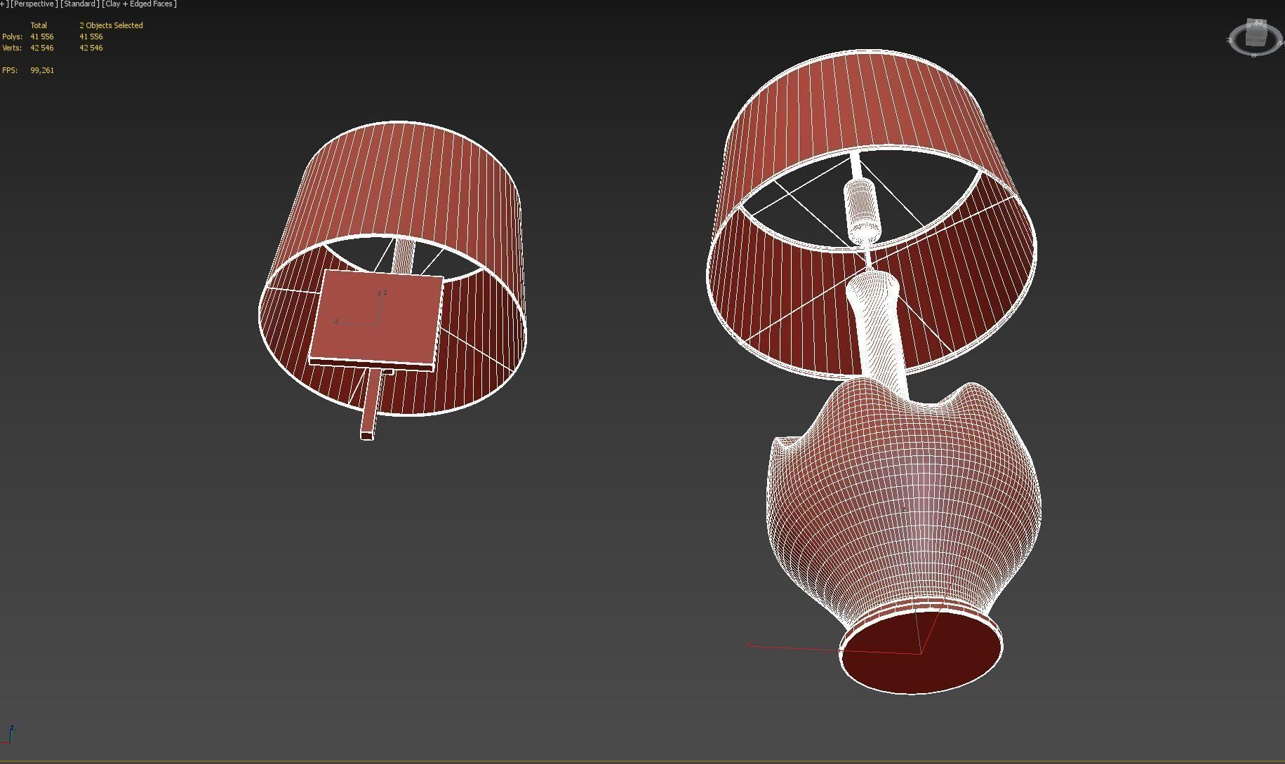 Lamp 166 two lamps 3D model_17