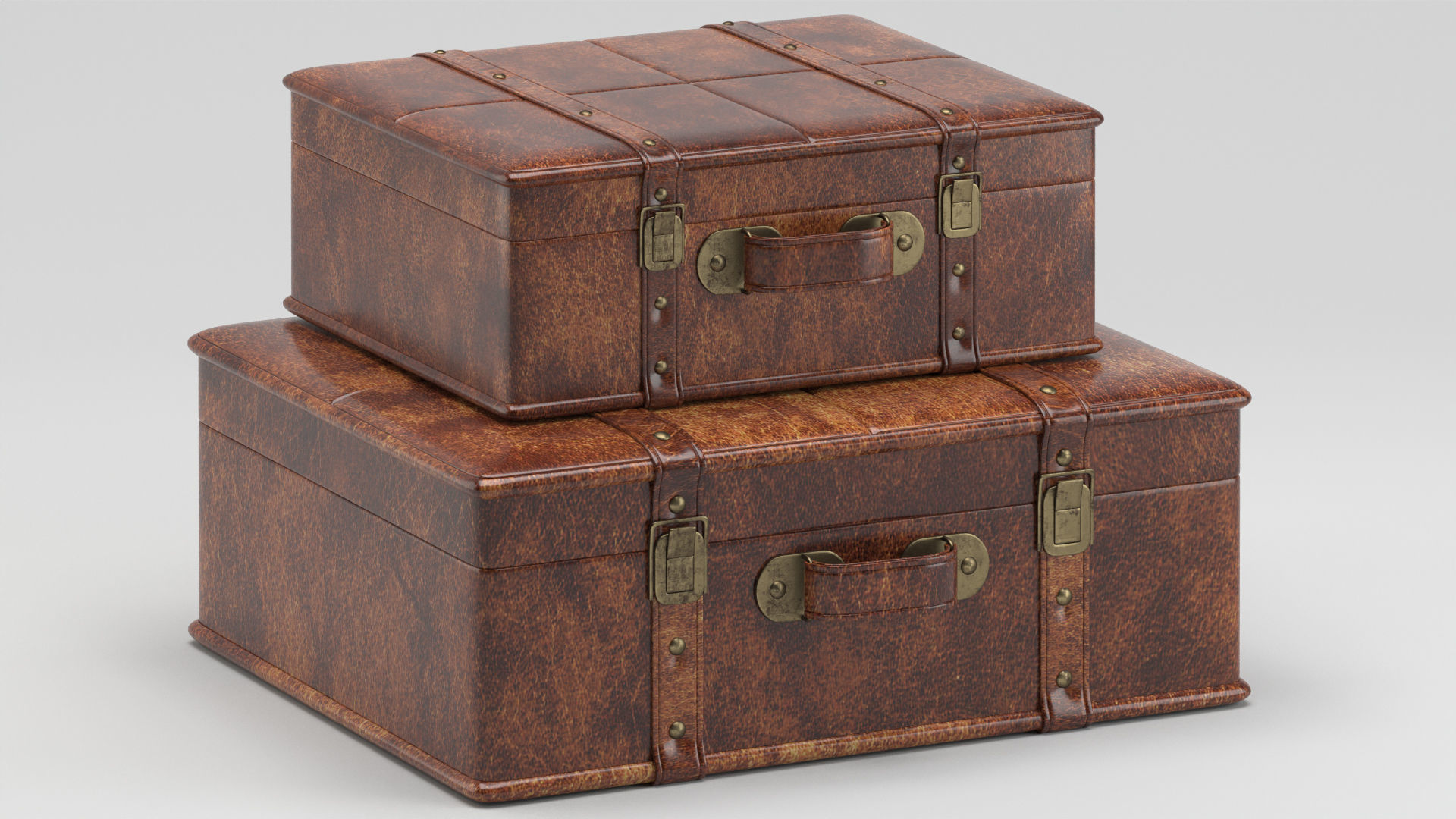 Suitcases 01 3D model_3