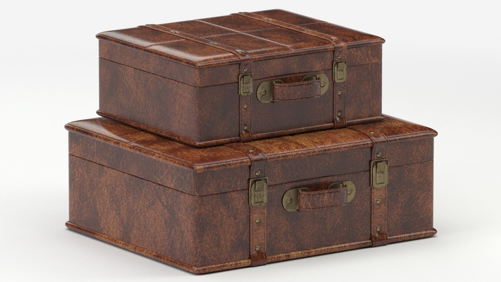 Suitcases 01 3D model_4