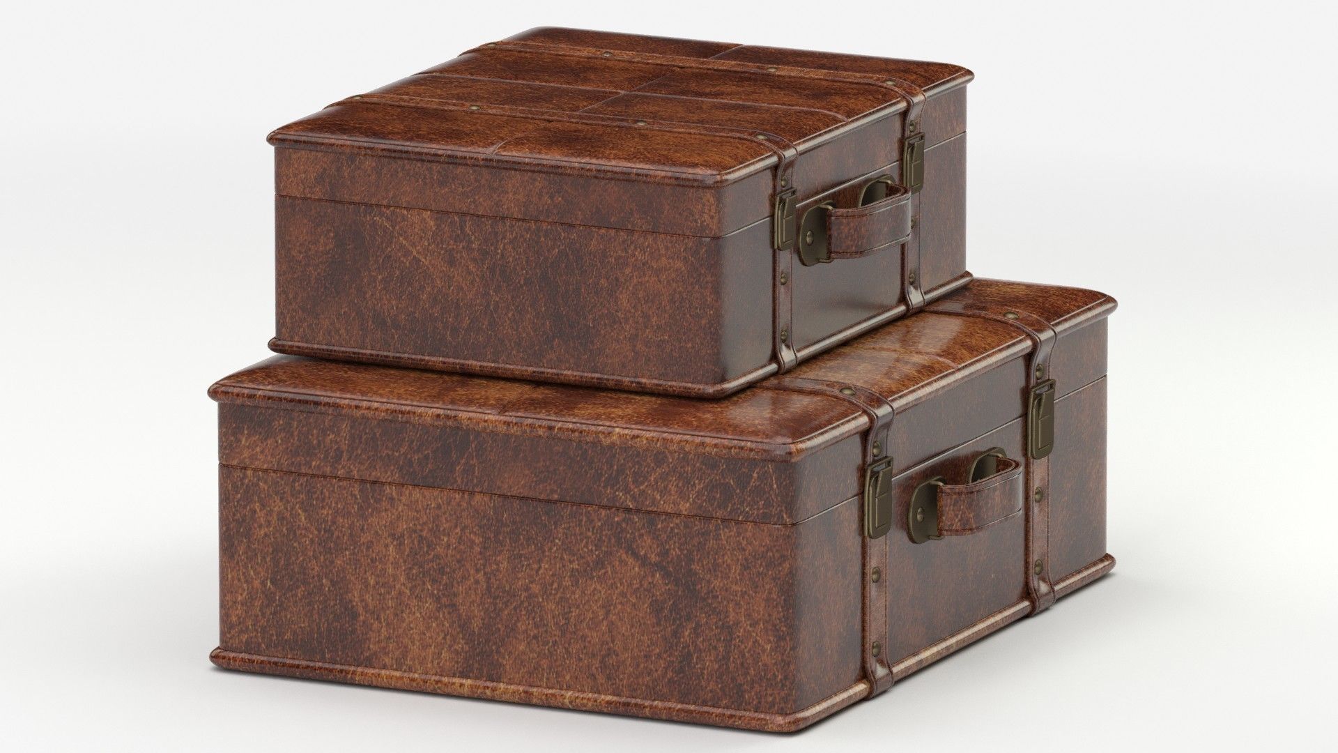 Suitcases 01 3D model_5