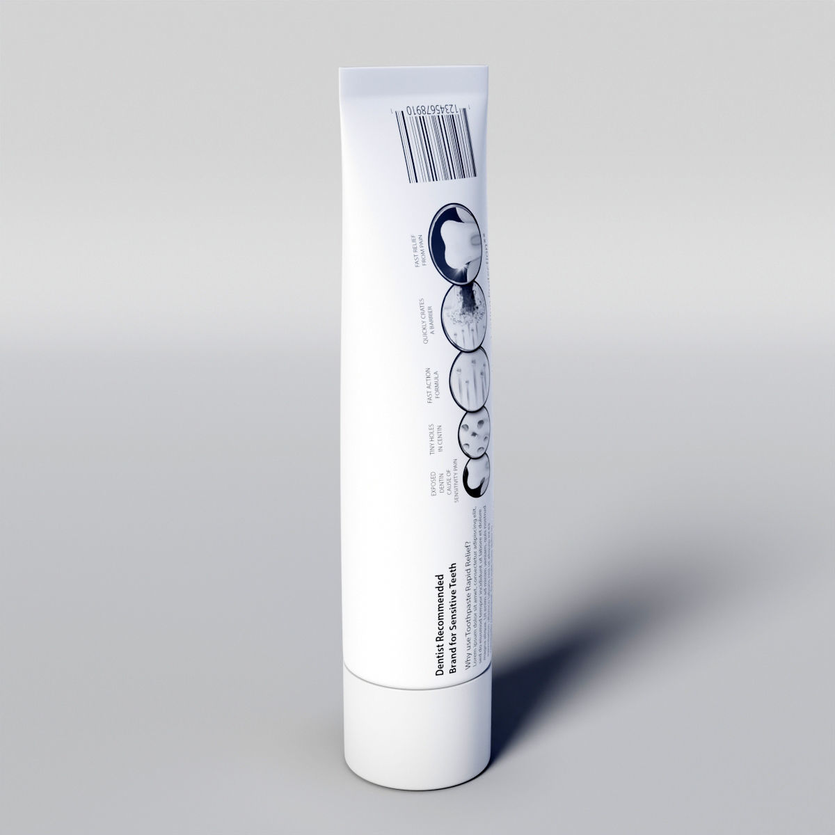 Toothpaste 3D model_7