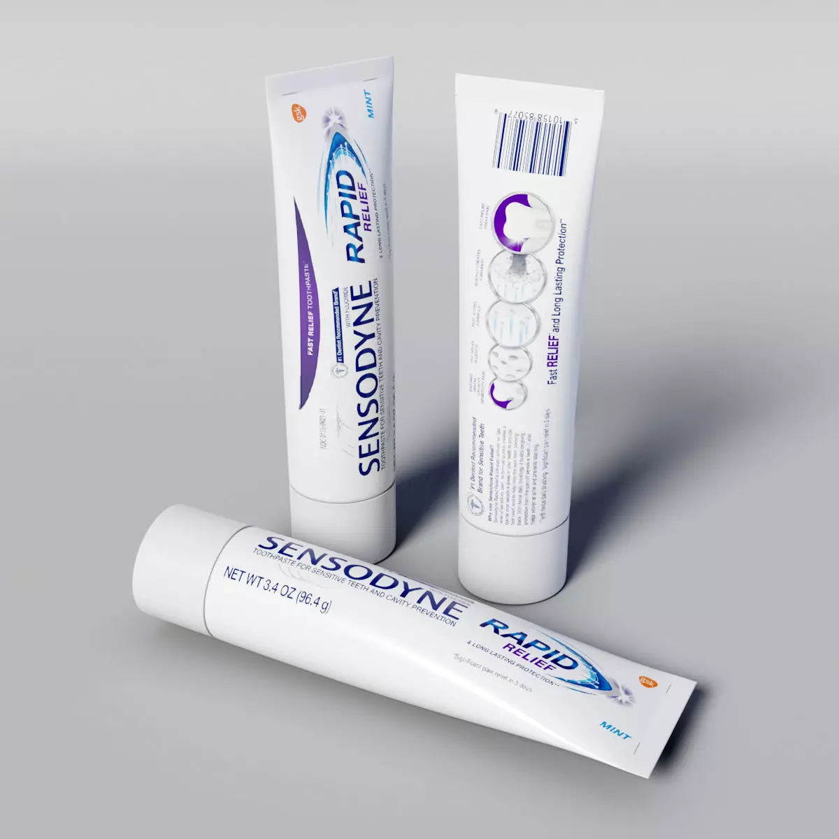 Toothpaste 3D model_0