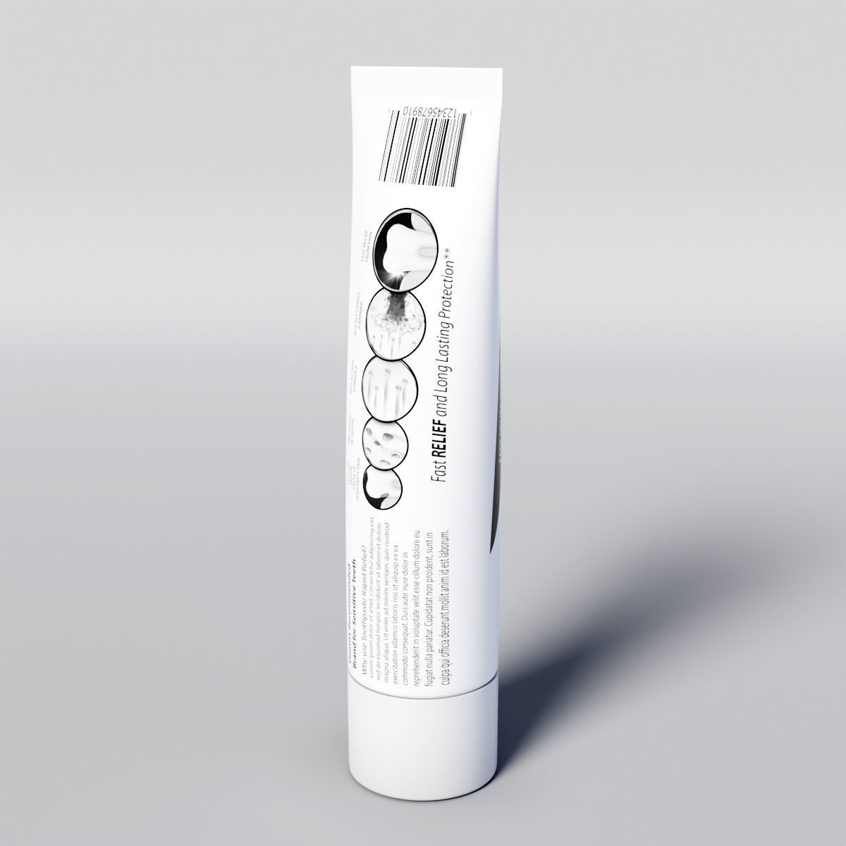 Toothpaste 3D model_9
