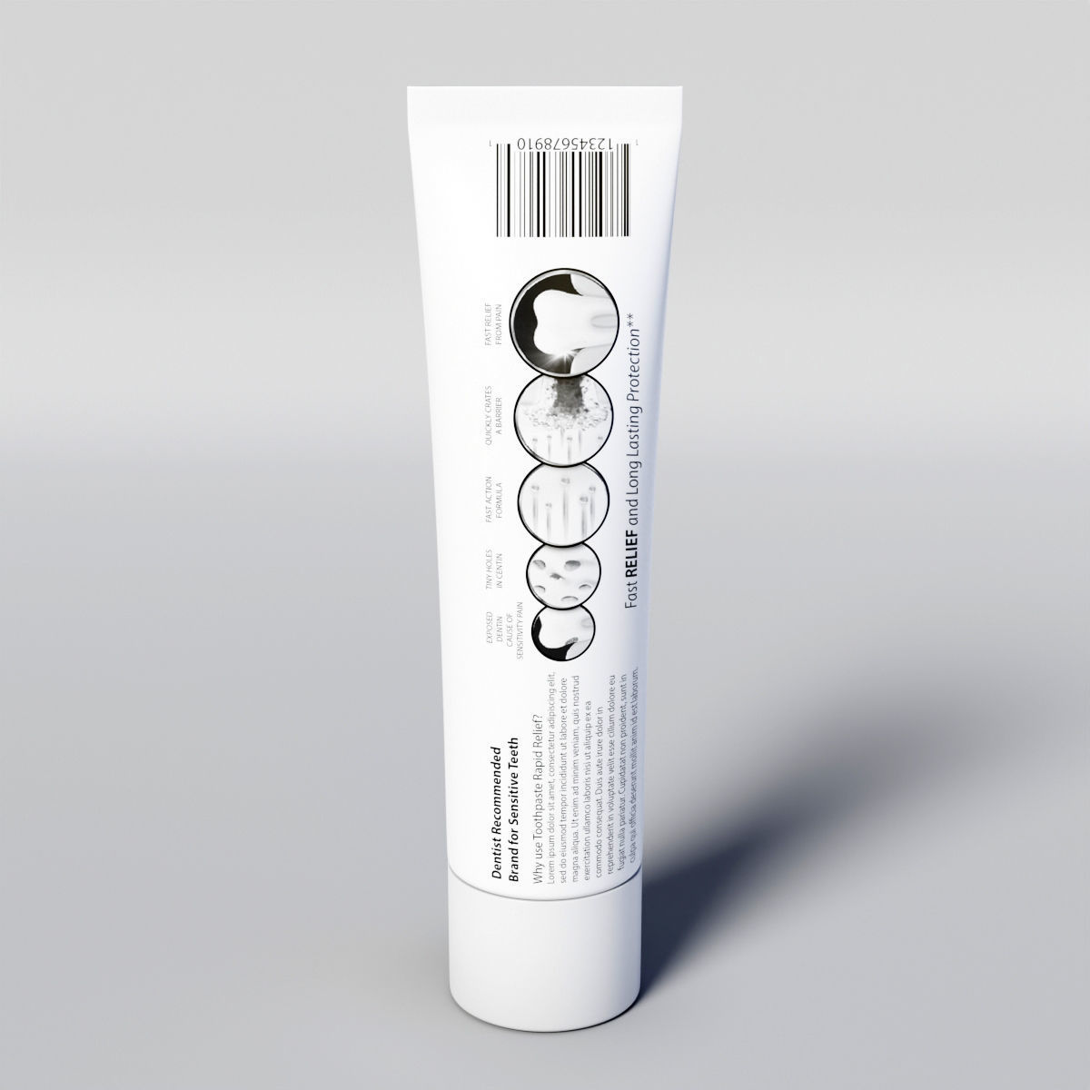 Toothpaste 3D model_8