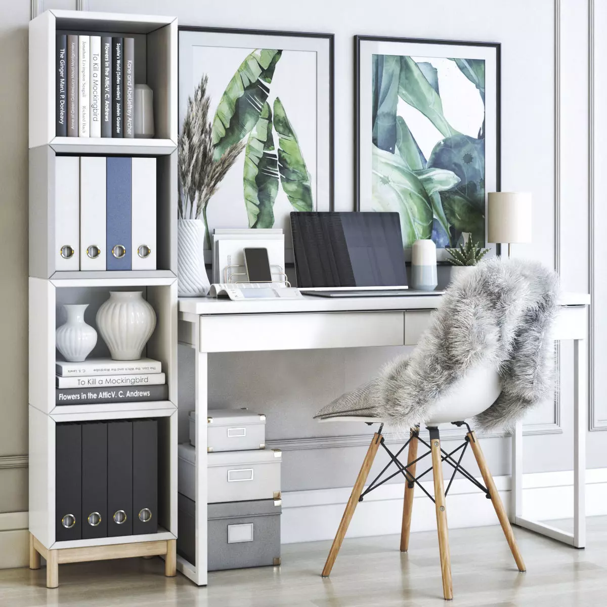 Office workplace 48 3D model