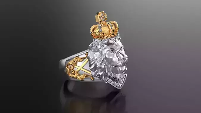 LION KING RING   3D print model