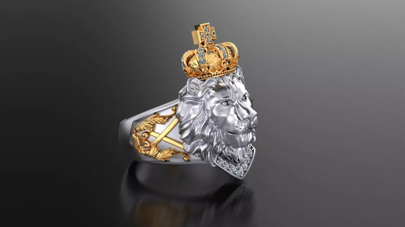 LION KING RING   3D print model_0