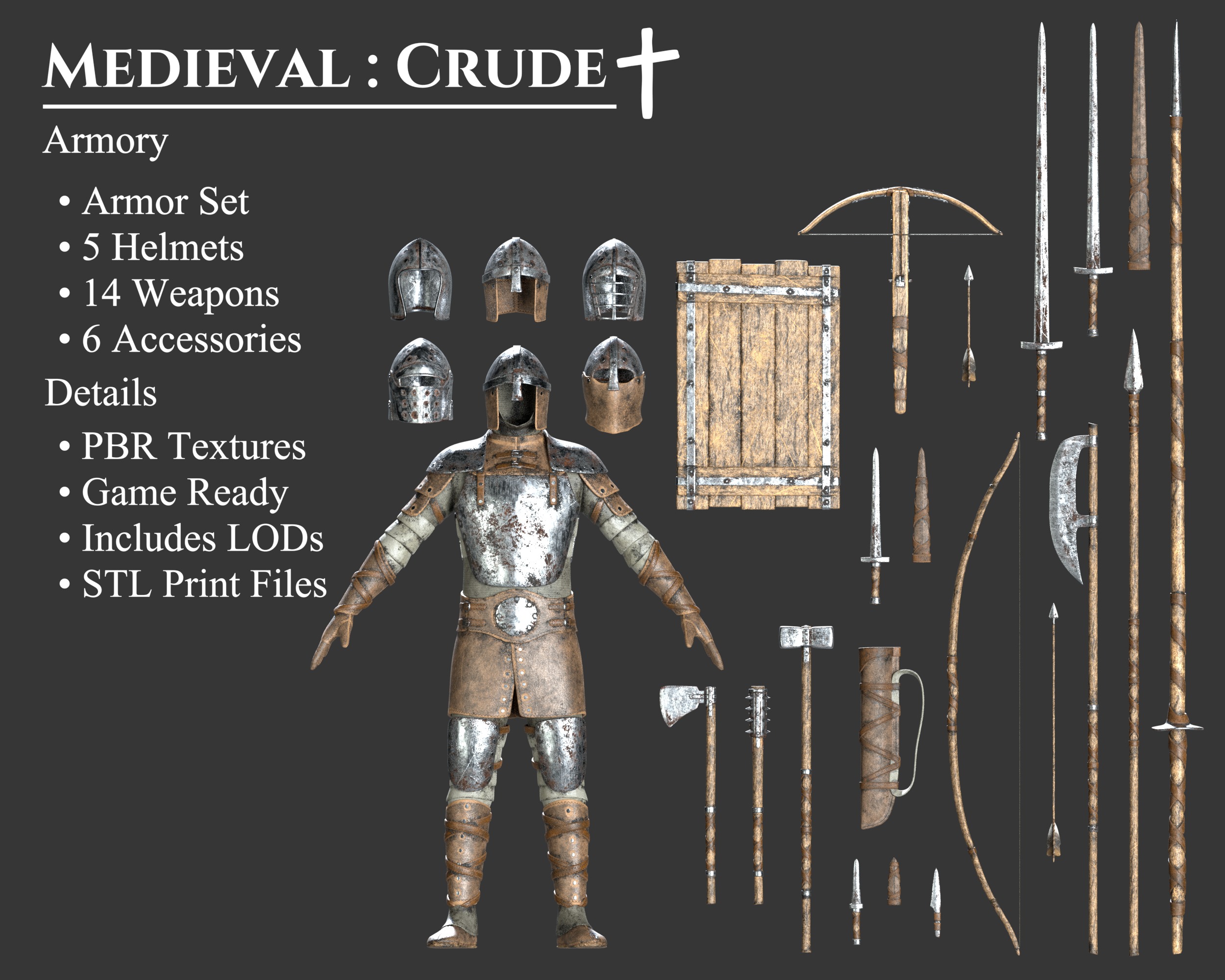 Medieval Collection Crude Armory _1
