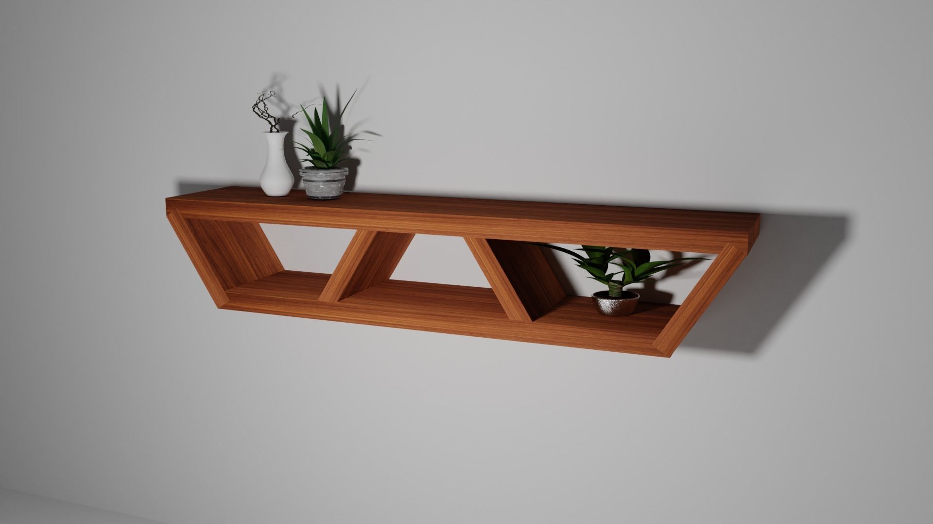 Shelve shelf Low-poly 3D model_2