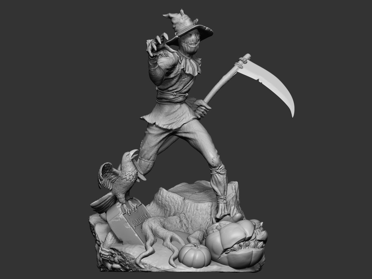 Scarecrow DC 3D print model_5