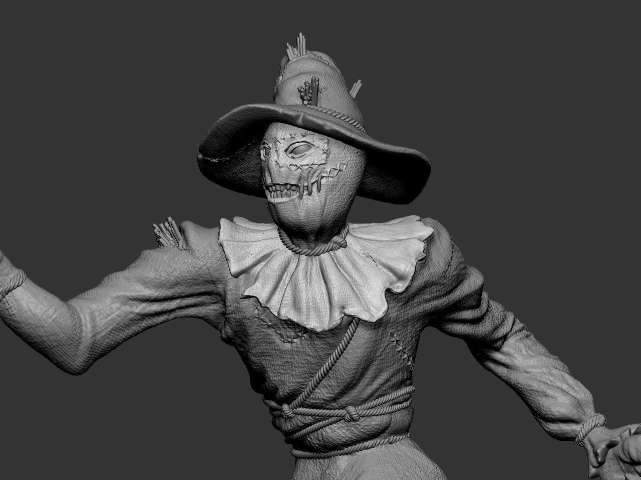 Scarecrow DC 3D print model_21