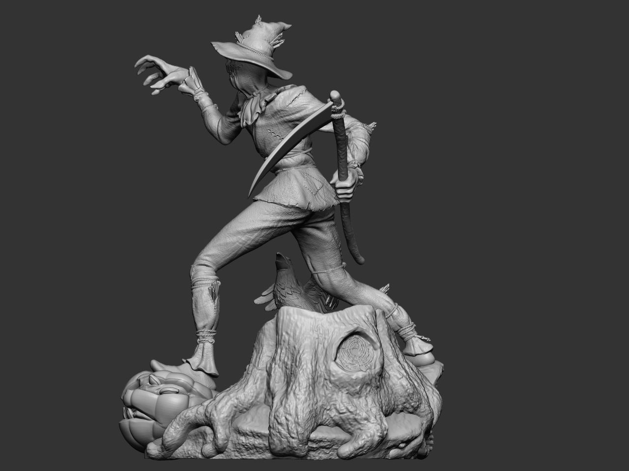 Scarecrow DC 3D print model_15