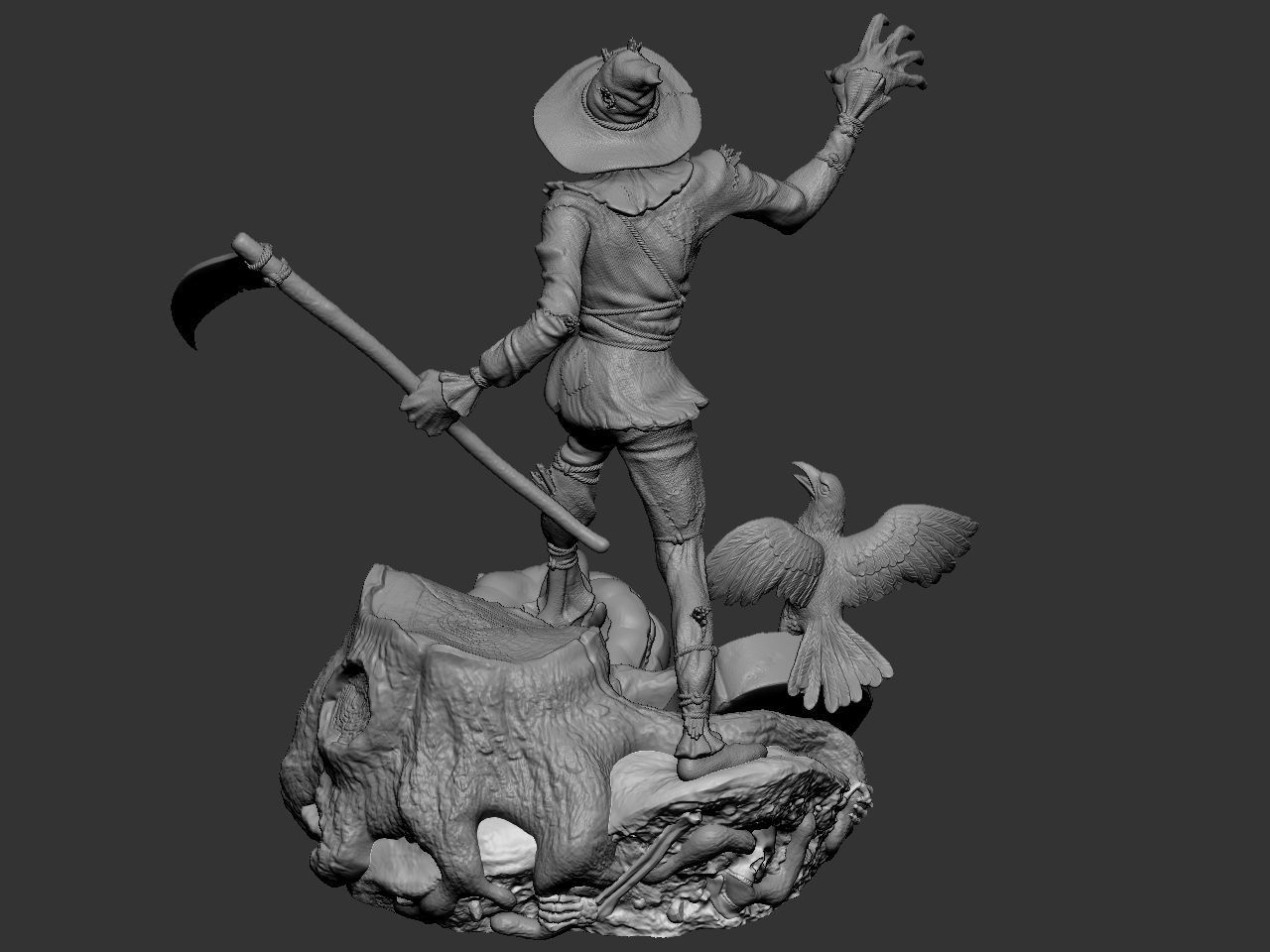 Scarecrow DC 3D print model_39