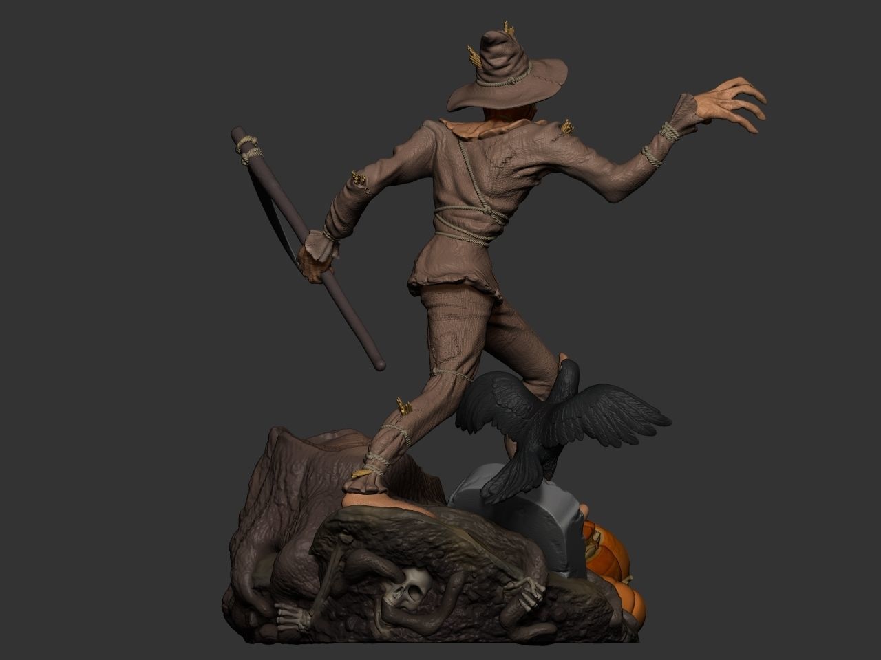 Scarecrow DC 3D print model_8